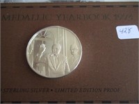 428-1974 STERLING SILVER MEDALLIC YEARBOOK