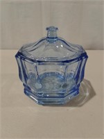 Vtg. Blue Concord Candy Dish