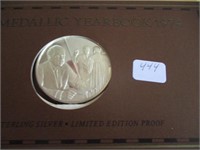 444-1974 MEDALLIC YEARBOOK STERLING SILVER PROOF