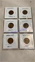 6- Wheat pennies