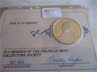 450-FRANKLIN MINT 1973 MEMBER COIN
