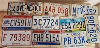Lot of 10 VTG Ohio License Plates
