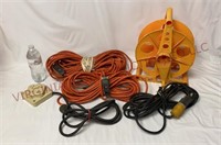 Extension Cords & Cord Reel - See Desc
