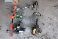 3 WEED TRIMMERS - UNTESTED