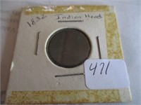 471-1832 INDIAN HEAD PENNY