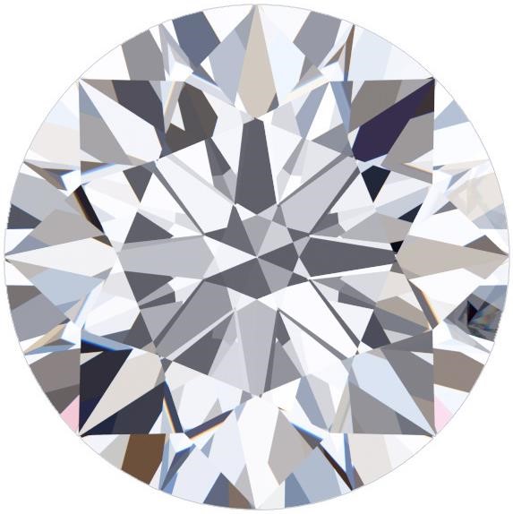 Round 2.88 carats E VVS2 Certified Lab Diamond