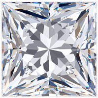 Princess 2.73 carats F VVS2 Certified Lab Diamond