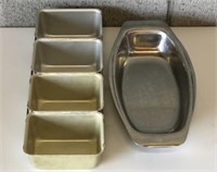 Stainless Dish and Bread Pans