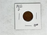 1922 D Lincoln penny
