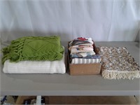 Blankets, Rug, Kitchen Towels, Hot Pads