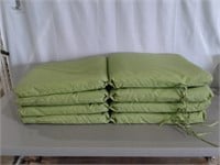 4 Green Patio Chair Cushions