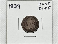 1834 Bust Dime