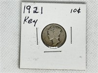 1921 Mercury Dime Key Date