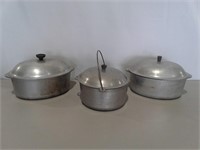 3-pc. Aluminum Cast Cookware