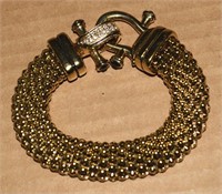 DSMK Emma Skye Stainless Steel Goldtone Bracelet