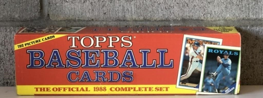 1988 Topps Baseball Cards Complete Set-Opened