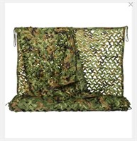 WOODLAND CAMOUFLAGE NETTING OXFORD FABRIC GREEN