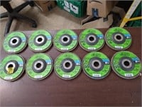 10 GATOR Assorted 4-1/2" Flap Discs.
