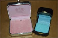 (2) Juicy Couture Jewelry Display Boxes w/Sterling