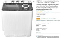 FM4553 COSTWAY Portable Washing Machine