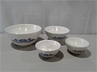 (4) Pfaltzgraff Mixing Bowls