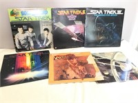 Vtg Sci Fi Vinyl Movie Soundtracks Star Trek Etc