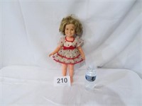 1970'S SHIRLEY TEMPLE DOLL IN ORG DRESS