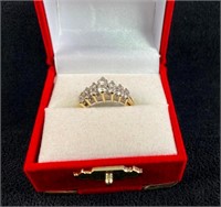 Diamond Anniversary Ring - 14k Gold