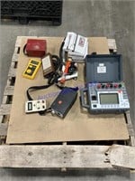 Megger test equipment, assorted testing equipment