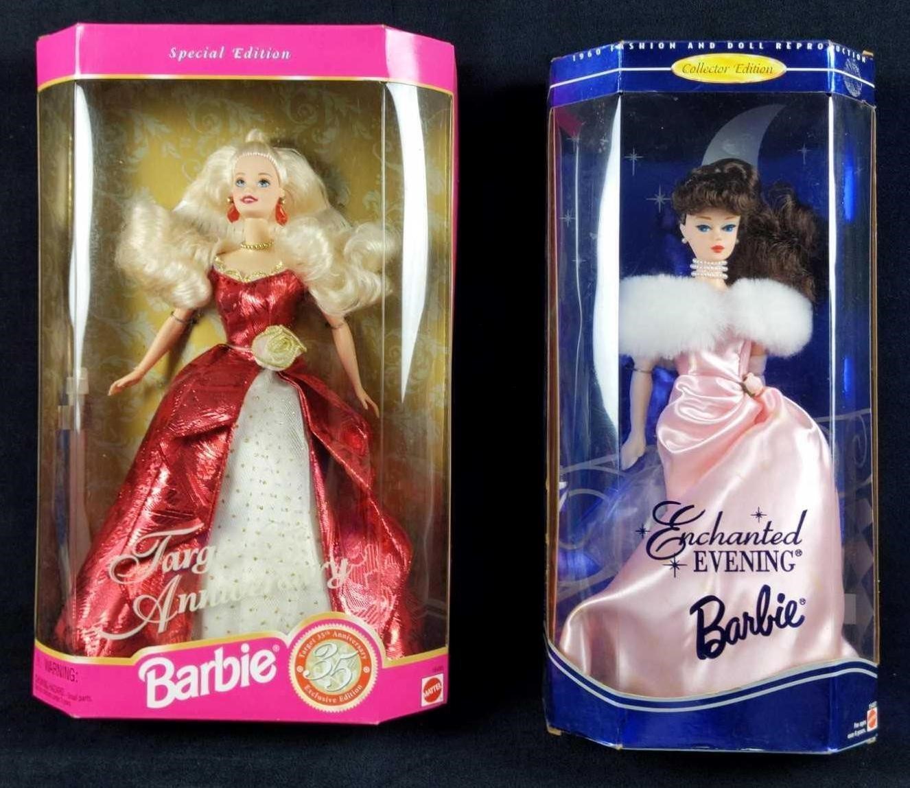 Enchanted Evening And Target Anniversary Barbie