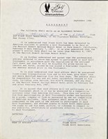 Signed Baseball HOF Orel Hershiser Letter
