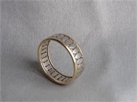 Unique Men's Gold & Silver Ring