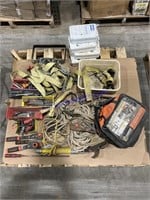Tools, cable, puller, first aid kit