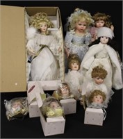 Group of 10 Collector Dolls