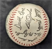 Vintage Stamp Signed New York Mets Baseball