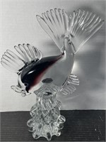 LARGE VINTAGE ITALIAN MURANO GLASS FISH 12.5T X