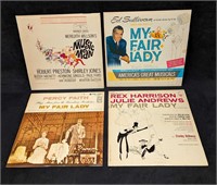 4 Vintage My Fair Lady And Music Man Soundtrack LP