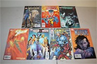 Seven Marvel Comic Books