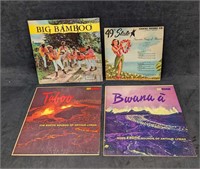 4 Arthur Lyman Hyltonaires Songs Of Hawaii LPs