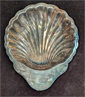 Oneida Silversmith Silver Plated Seashell Tray