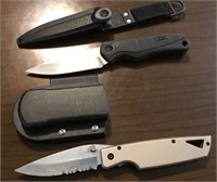 2 Buck Pocket Knives: 175U & Fixed Blade Knife