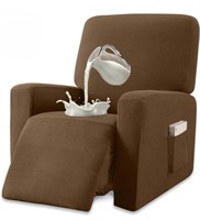 OUWIN HIGH STRETCH SLIPCOVER (COFFEE, RECLINER)