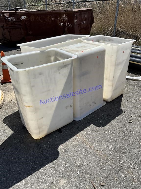 4 test failed bucket liners, assorted sizes
