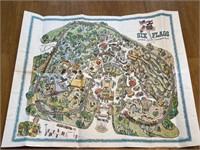 ORIG 1971 SIX FLAGS Over Mid America MAP