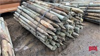 3-4" x 6' Fence Posts, Approx. 108