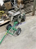 Greenlee pipe fuser cart with attachments