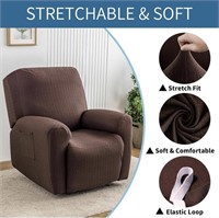 RECLINER SLIP COVER WITH SIDE POCKET