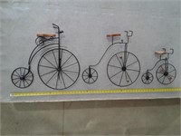 (3) Bicycle Wall Decor