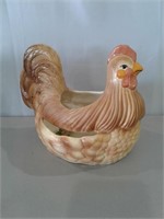 12" Ceramic Rooster Planter