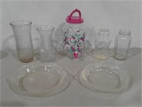 Pyrex, Hoosier Vases, Jug, Jars